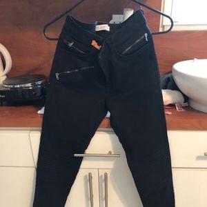 Zara motorcycle pants size 04
